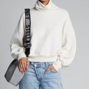 Agolde Balloon Sleeve Turtleneck Sweatshirt